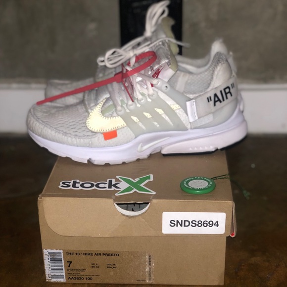 Off-White Shoes - THE 10 NIKE AIR PRESTO x OFF-WHITE white 2018